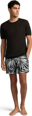 Onia Linen Knit Tee Shirt in Washed Black at Nordstrom, Size Medium