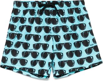 Moschino Costume da bagno con stampa - Blu