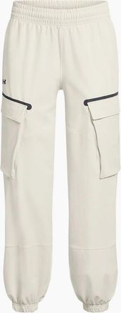 Under Armour Womens Unstoppable Closed Hem Jersey Joggers - White - Size: 14/30in