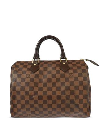 Louis Vuitton 2011 Speedy 30 handbag - women - Leather/Canvas/PVC - One Size - Brown