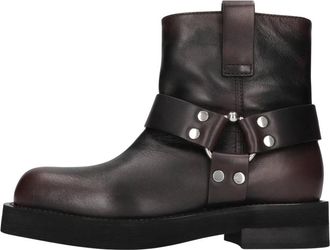 3Juin Steve 020 Enkellaars - Dames - Enkellaarsjes - Bruin - 41 EU - Leer - Schoenen
