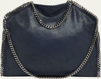 Stella McCartney Falabella Shaggy Deer 3-Chain Tote Bag with Silver Hardware