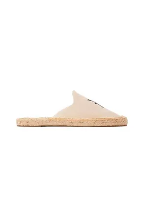 Soludos The Smoking Mule Embroidery Espadrille in Pisces - Natural Undyed at Nordstrom, Size 11