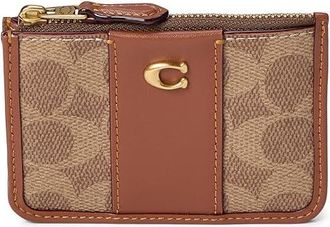 Coach Essential Mini ID Card Case Womens Handbags, Leather