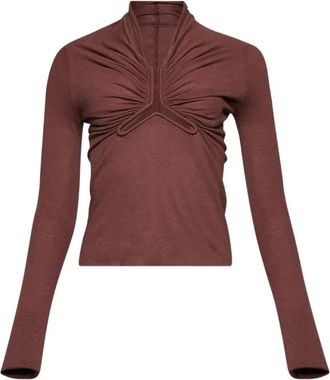 Rick Owens ALLANAH long-sleeve top - women - Fabric - 38 - Pink