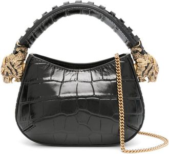 Roberto Cavalli croc-embossed mini bag - women - Calf Leather - OS - Black