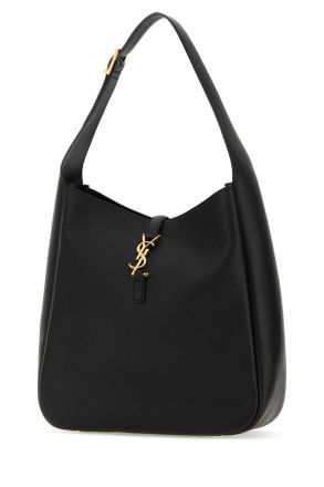 Saint Laurent Womens Le 5 &Agrave; 7 Shoulder Bag Black Calf