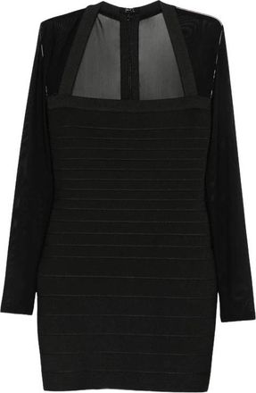 H&eacute;rve L&eacute;ger Bandage Jurk - Dames - Feestkleedjes - Zwart - M - Kleedjes