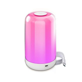 OEM L&aacute;mpara De Mesilla Con Control T&aacute;ctil Inteligente, Luz Led Rgb Regulable, Recargable, L&aacute;mpara De Escritorio Infantil, Ambiente De Camping