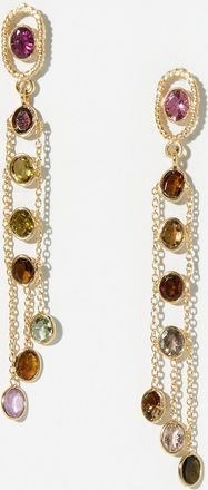 Diaperis Womens Keya long earrings