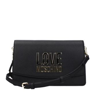 Love Moschino Liebe Moschino -Umhängetaschen Frauen Polyurethan schwarz