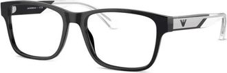 Emporio Armani Ea 3239 5017 Optical Frame - Heren - Brillen - Zwart - 55 MM - Accessoires