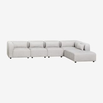 Sklum Sof&aacute; Modular De 5 Piezas Con Div&aacute;n Derecho Fogler Sklum