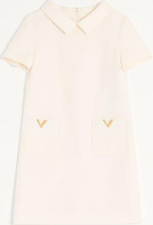 Valentino Crepe Couture Short Dress Woman IVORY 38