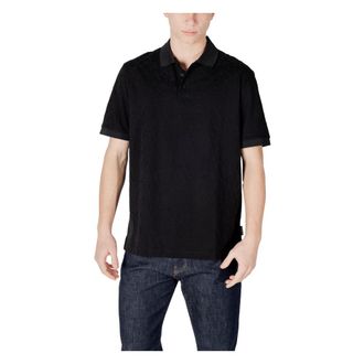 A|X Armani Exchange Polo Korte Mouw Lente/Zomer Collectie - Heren - Polos - Zwart - 2XL - Katoen - Tops