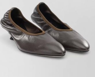 Aeyde hermia pumps 35mm leather kitten heel