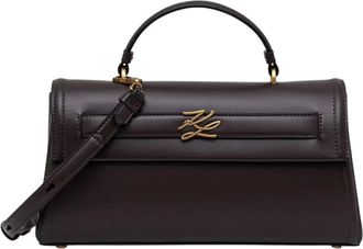 Karl Lagerfeld K/Autograph Small Handbag - Dames - Tassen - Bruin - Maat: ONE Size Leer