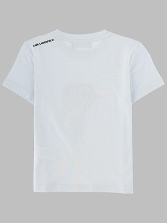 Karl Lagerfeld Cotton T-Shirt - Gray