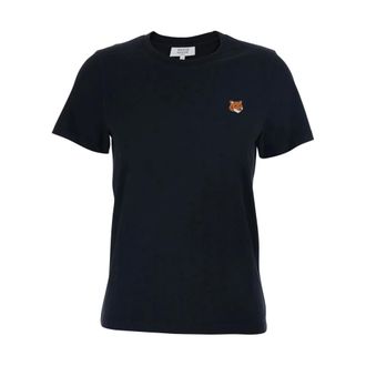 Maison Kitsun&eacute; Dames, Tops, Zwart, Maat: S Katoen