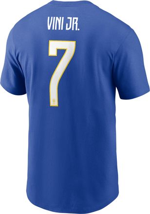 Nike Jordan Mens Vini Jr. Brazil Jordan Soccer T-Shirt in Blue | M11332P378FNVI-RYL