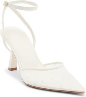Open Edit Neesha Ankle Strap Pump in Ivory Cream at Nordstrom Rack, Size 8.5