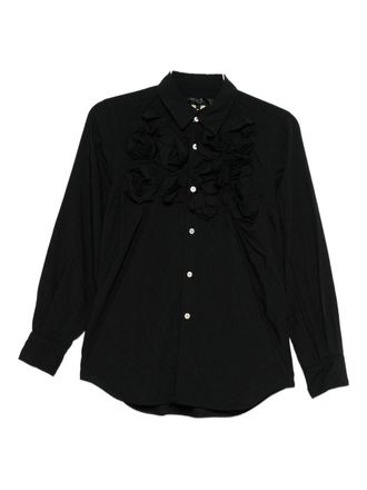Comme Comme Womens Floral Appliqu&atilde;&copy; Shirt