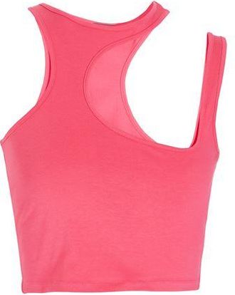 8 by YOOX JERSEY CUT-OUT CROP TOP