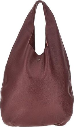 A.P.C. A. P.C. Le Neige grained leather bag Woman One Size