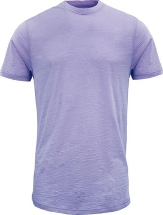 Lords of Harlech Cassius Merino Wool Jersey Crew Neck T-Shirt in Lavender at Nordstrom, Size Xx-Large