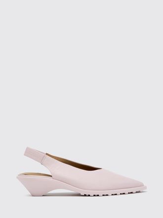 Camper Slingback Anita in pelle di vitello liscia con tacco basso svasato