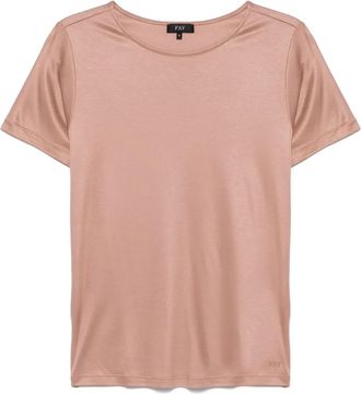 Fay T-shirt in jersey - Toni neutri