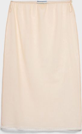 Prada Cotton tulle slip