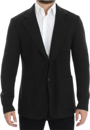 Dolce & Gabbana Martini Blazer Jacket - Heren - Blazers - Groen - M - Leer - Jassen