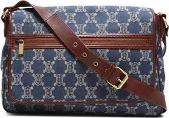 Celine Borsa a spalla Macadam 1990-2000 - Blu