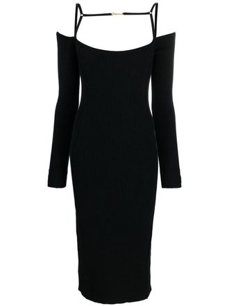 Jacquemus Abito La Robe Sierra midi - Nero