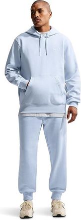 Nike Club Fleece Pullover Hoodie Mens Clothing Hydrogen Blue/Hydrogen Blue/White : 2XL, Cotton/Polyester