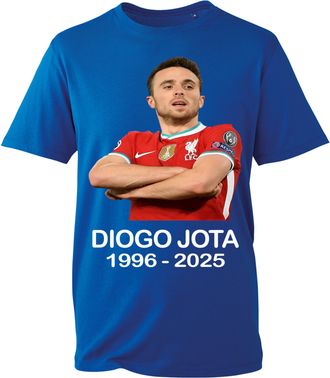 Generic Diogo Tribute T-Shirt 1996-2025 Liverpool Fan Tee Jota RIP Tshirt Forever 20 Jota Football Soccer Tshirt Unisex Kids Adults Tops (Royal Blue, XL)