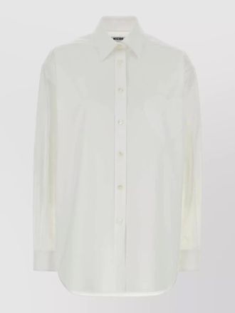 Moschino stretch poplin shirt