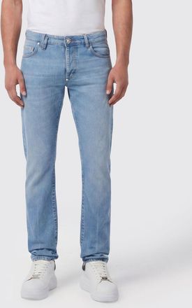 Philipp Plein Jeans slim fit in denim di cotone