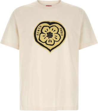 Kenzo Beige Boke Heart T-shirt