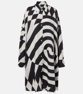 Dries Van Noten Printed shirt dress