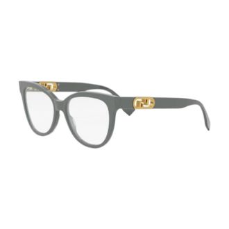 Fendi FE50093I020 Square Full Rim Eyeglasses - Gray