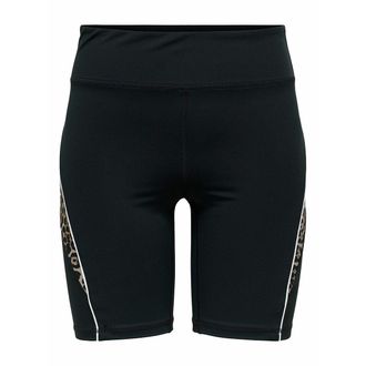 Only Play Sportfietsbroek met luipaardprint detail Mila