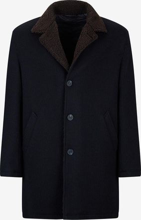 Gimos Mittellanges Strickmantel mit Hemdkragen