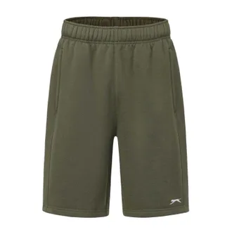 Slazenger Heren Fleece Shorts (Kaki Groen)
