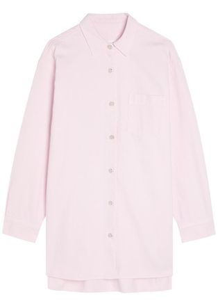 A Gold E Agolde X Maria Mcmanus Denim Shirt - Pink - S (UK8-10 / S)