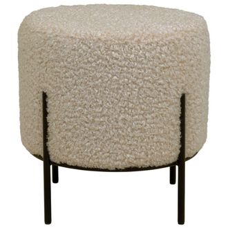 Moloo Puf de tela boucl&eacute; color topo &oslash;355 cm