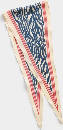 Barts Womens Pattern and stripes diamond scarf