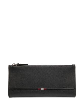 Bally Continental embossed leather wallet - Black