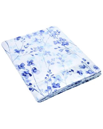 Anne de Sol&egrave;ne Anne De Sol&egrave;ne 300 Thread Count Calme Organic Sateen Flat Sheet